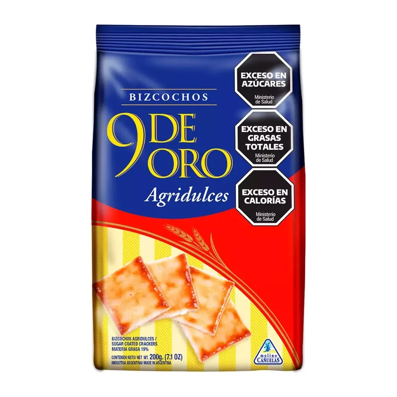 Biscochoz 9 De Oro Agridulce 200gr