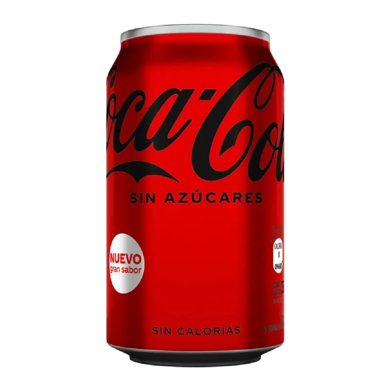 Gaseosa Coca-Cola Zero Lata 354cc