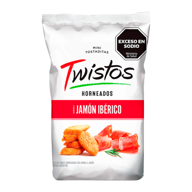 Snack Twistos 95gr Grandes Jamon